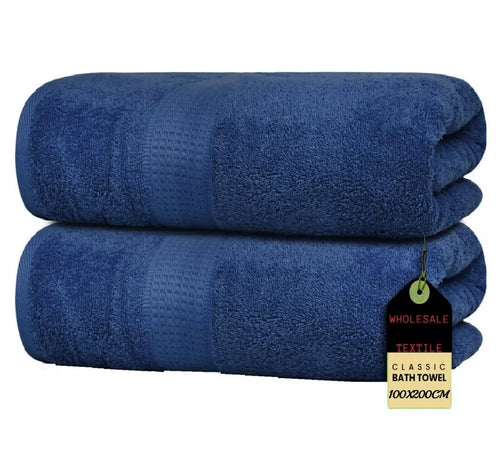 Large bath sheet towels 100 x 200 cm